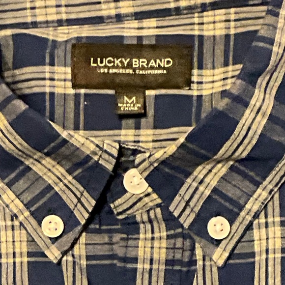 Lucky Brand Mens Long Sleeve Shirt size Medium - Picture 4 of 7